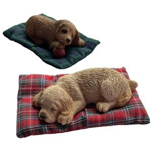 Vintage Sandicast Lil’ Snoozers Dog Figurine Golden Retriever